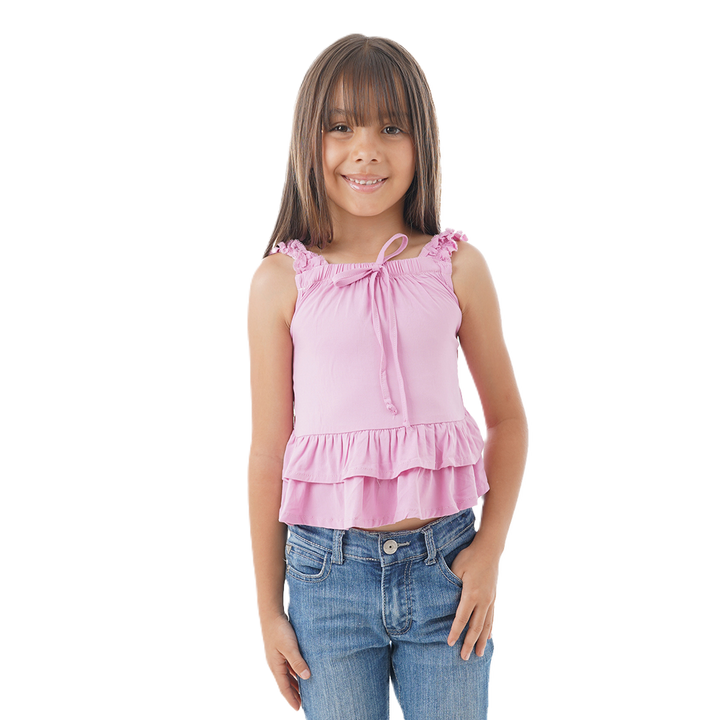 Blusa Decorada - Tiras Escote