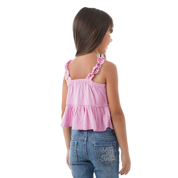 Blusa Decorada - Tiras Escote