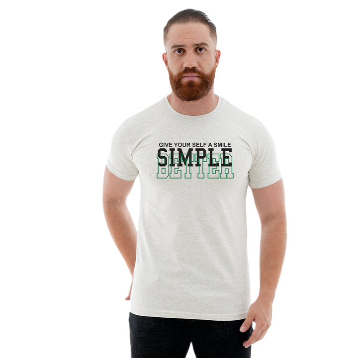 Camiseta Estampada - Simple Better