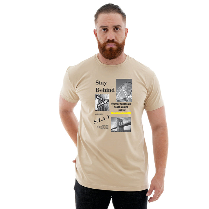 Camiseta Estampada - Stay Behind