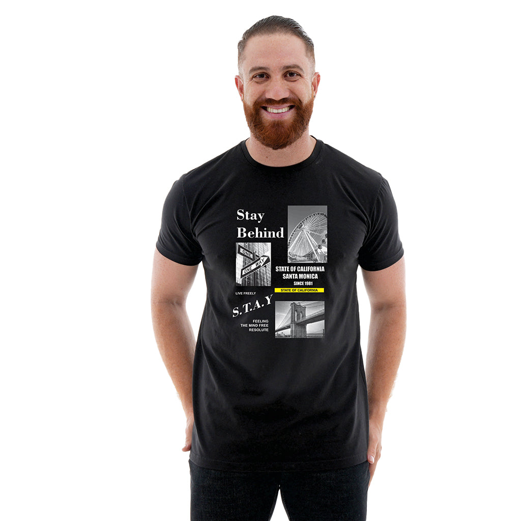 Camiseta Estampada - Stay Behind