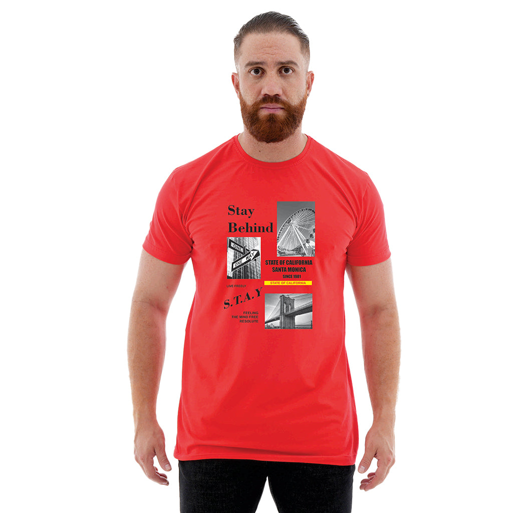 Camiseta Estampada - Stay Behind