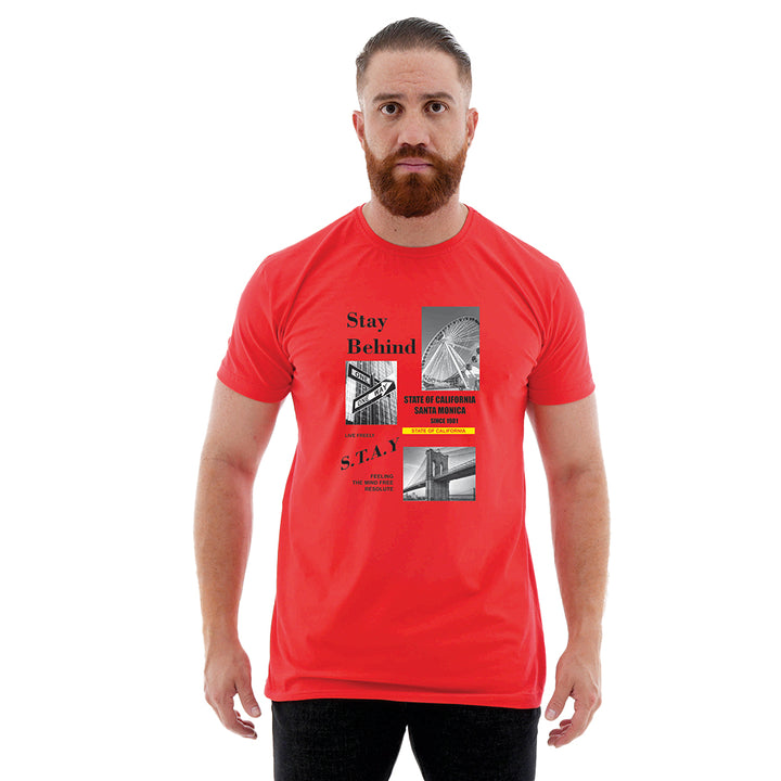 Camiseta Estampada - Stay Behind