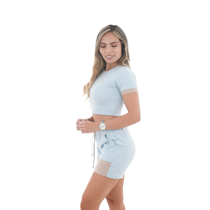 Conjunto Blusa/Short Combinado - Cattleya