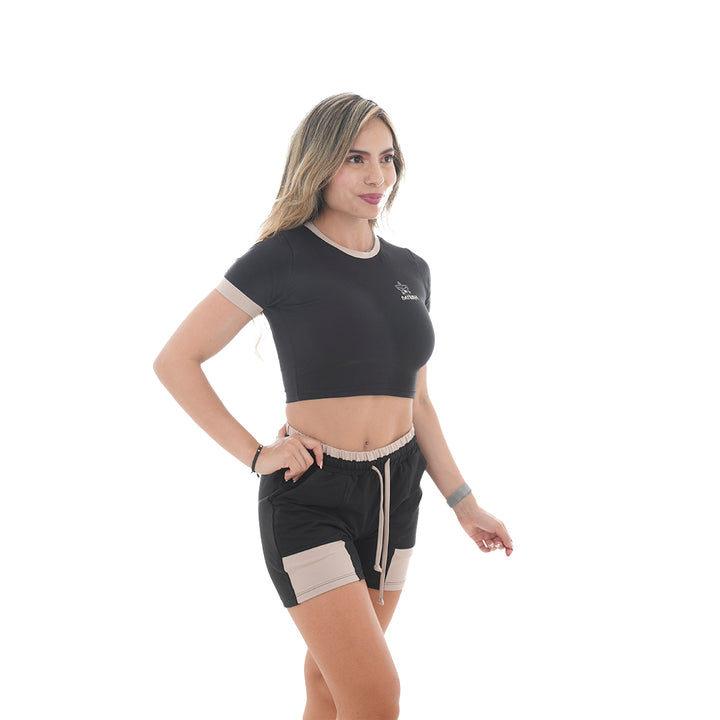 Conjunto Blusa/Short Combinado - Cattleya
