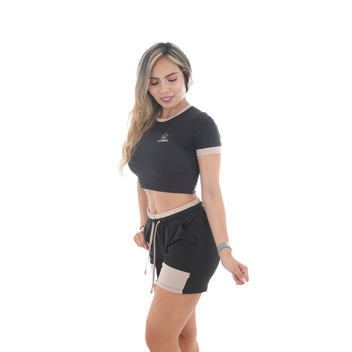 Conjunto Blusa/Short Combinado - Cattleya