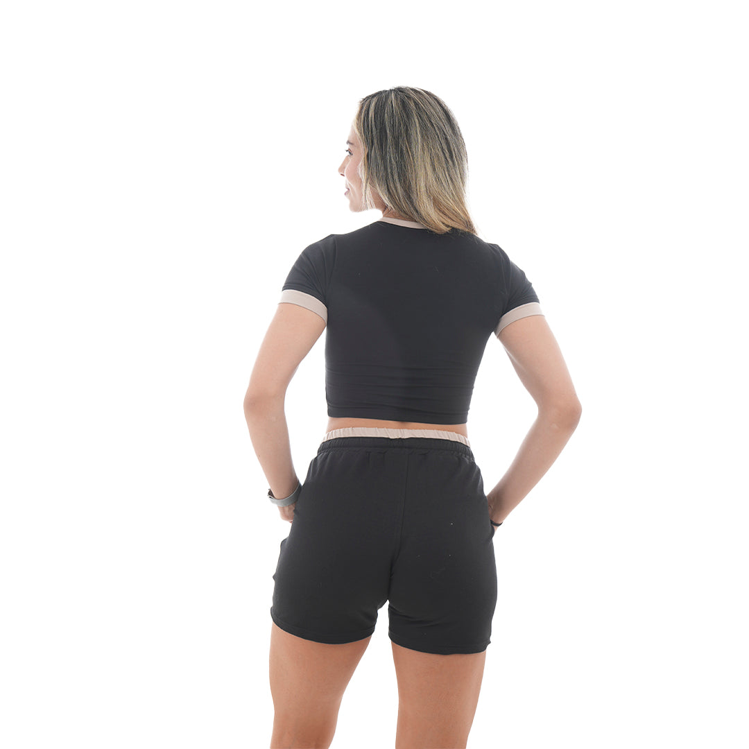 Conjunto Blusa/Short Combinado - Cattleya