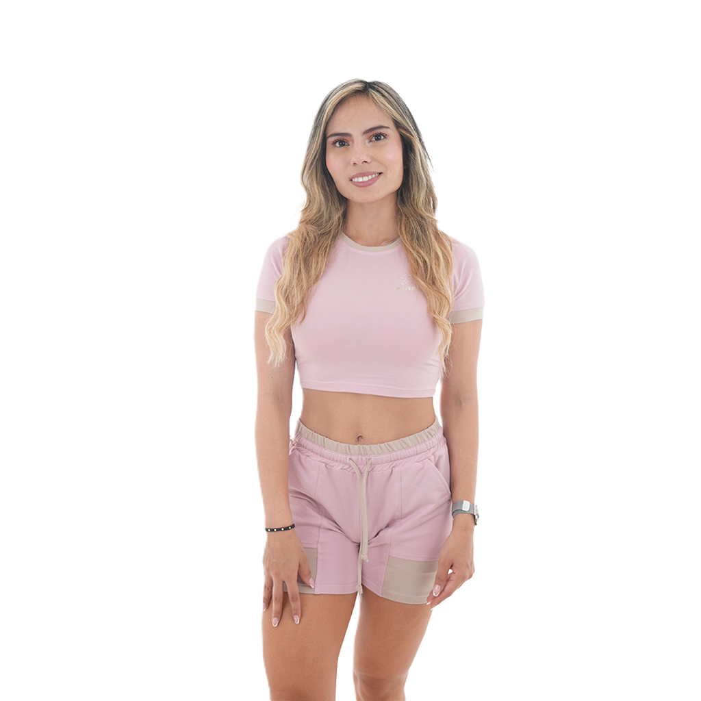 Conjunto Blusa/Short Combinado - Cattleya