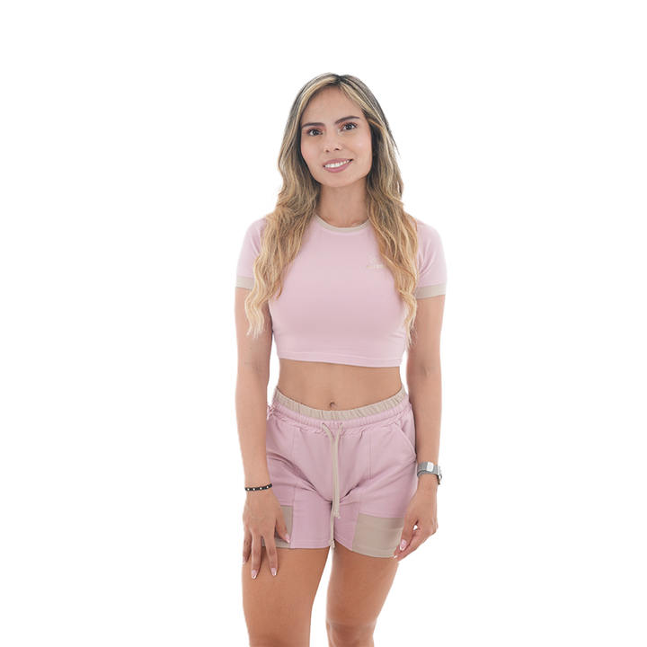 Conjunto Blusa/Short Combinado - Cattleya