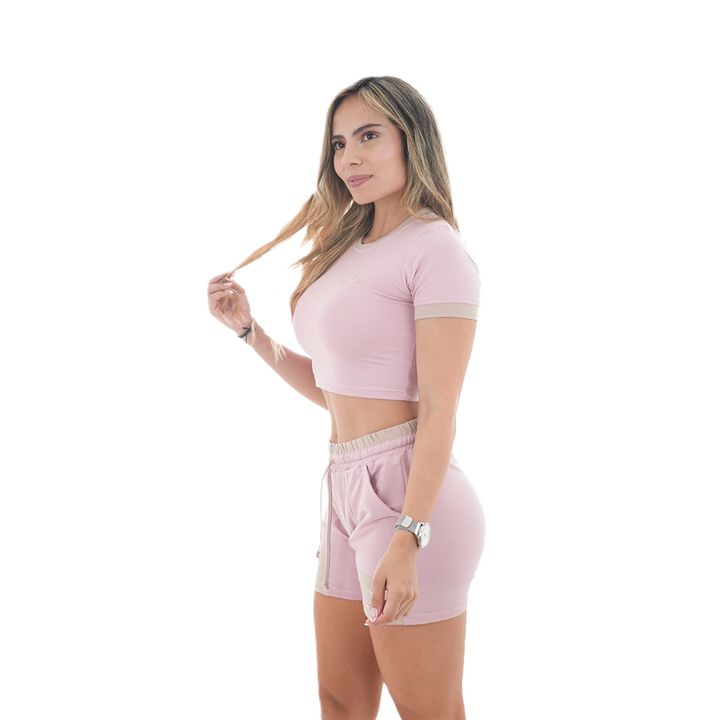 Conjunto Blusa/Short Combinado - Cattleya